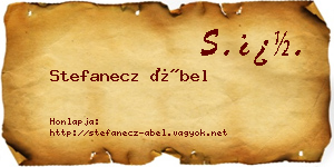 Stefanecz Ábel névjegykártya
